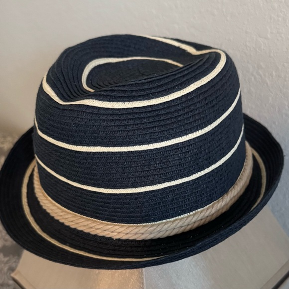 John Callanan Permanent Vacation Navy Blue Nautical Fedora One Size - Picture 3 of 9